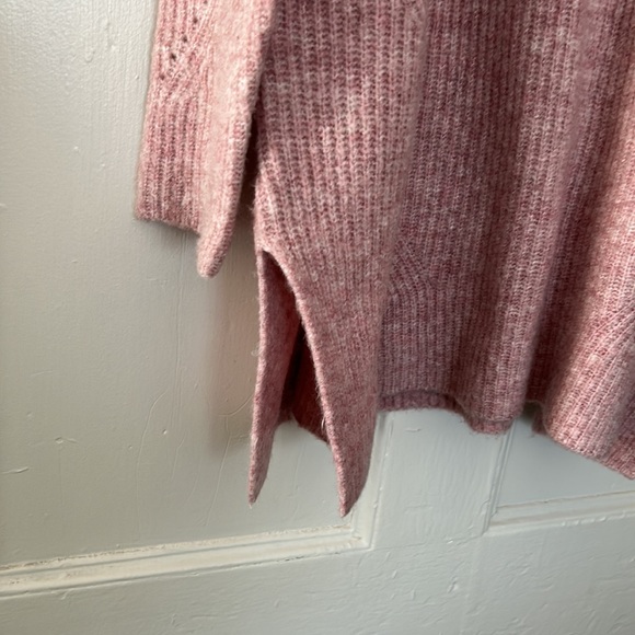 Old Navy, ladies tunic sweater, mock neck, pink, size XL - Picture 2 of 8